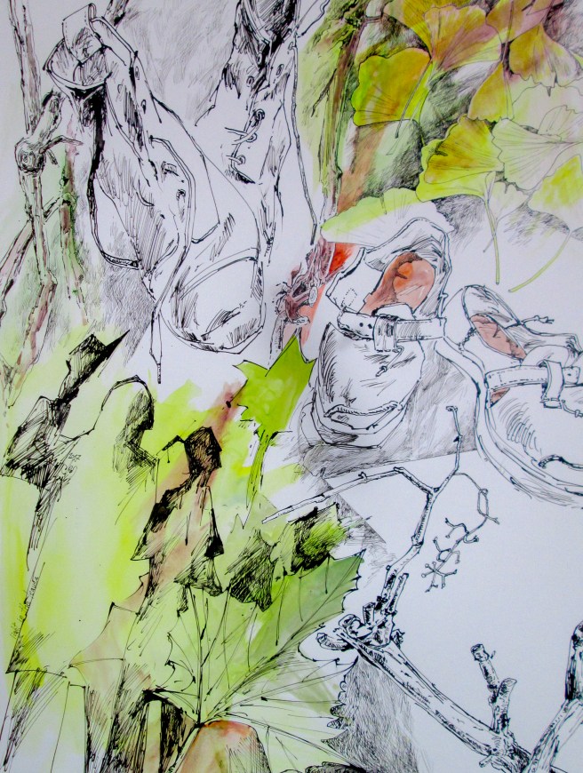 light in the leaves 2017 73x55